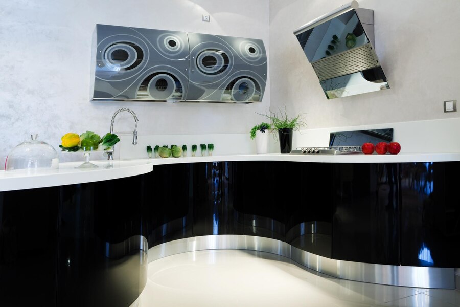 Kitchen Color Ideas with Black Appliances