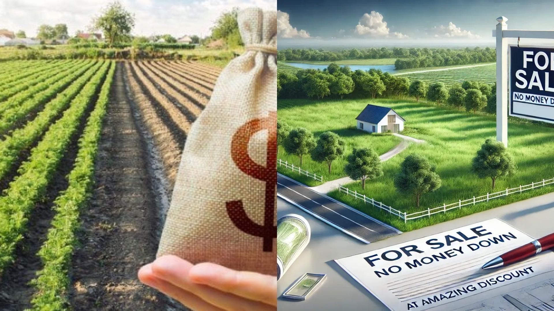 how to buy land with no money