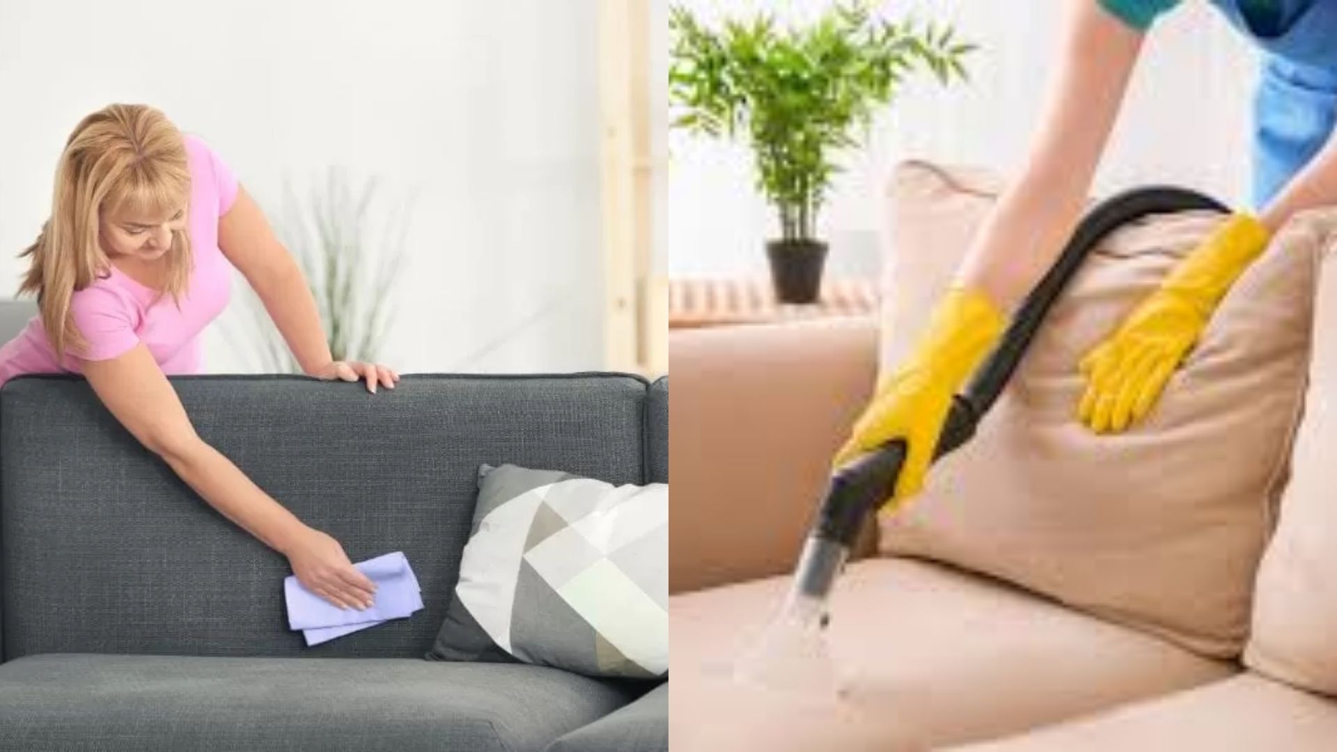 how to clean sofa at home without vacuum cleaner