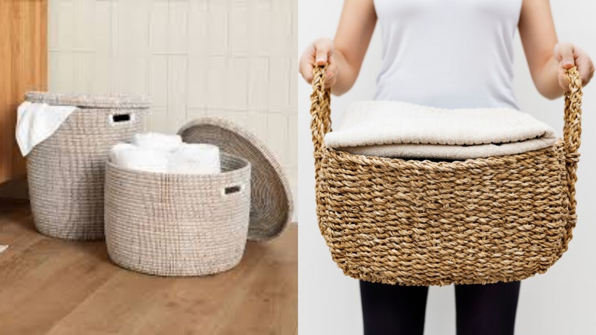 laundry basket with lid