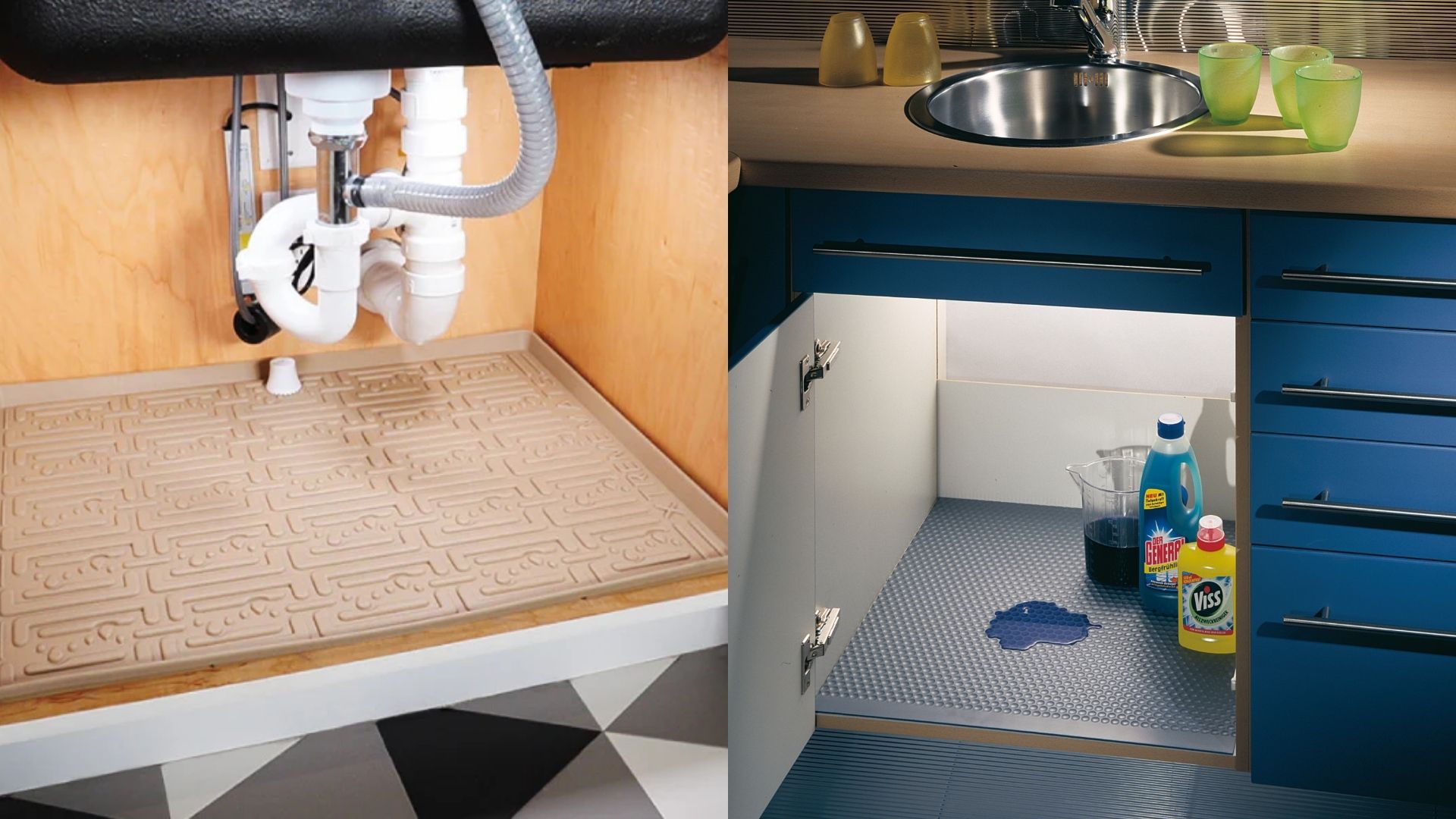 under sink mat for kitchen