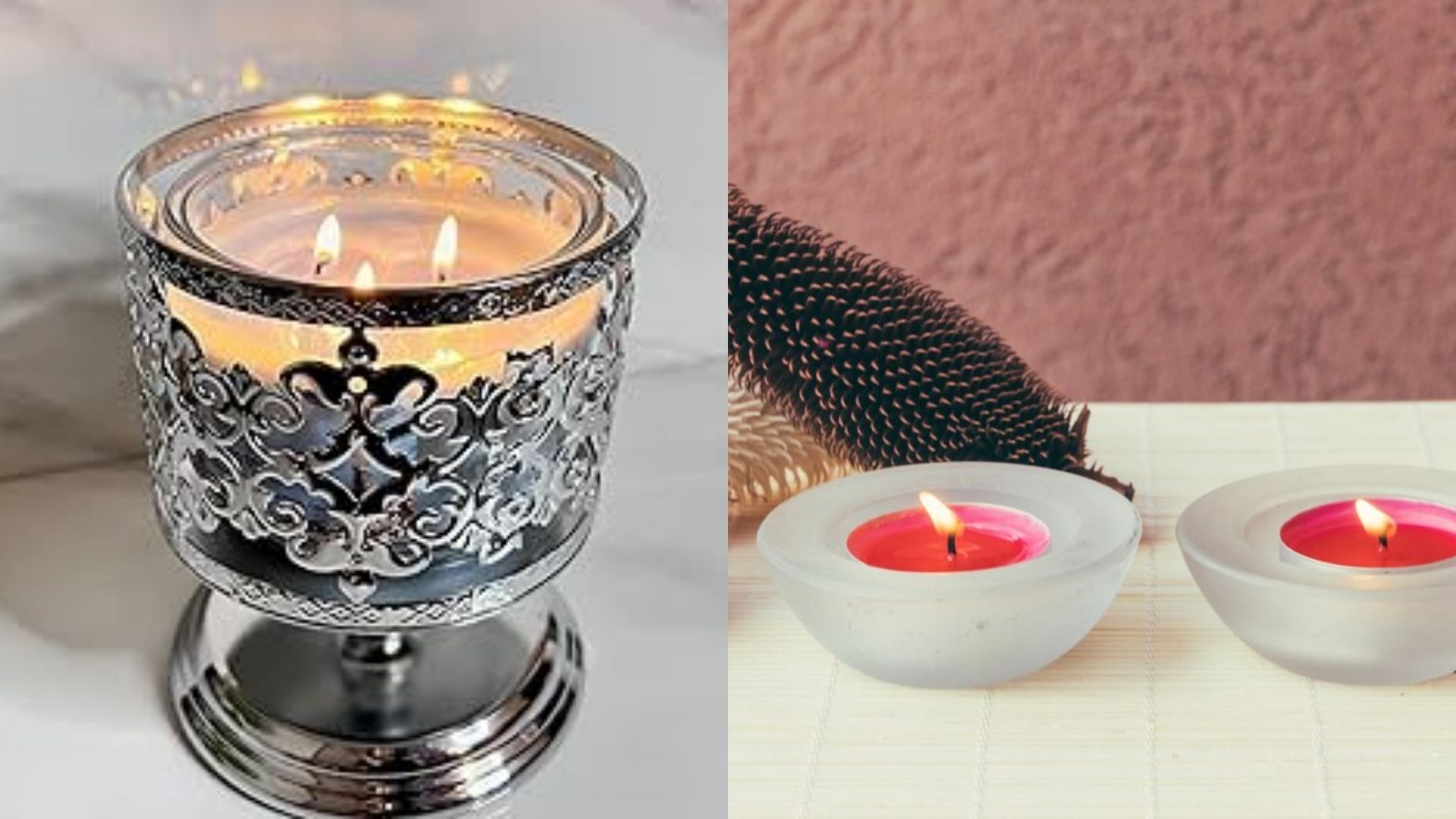 3 wick candle holder