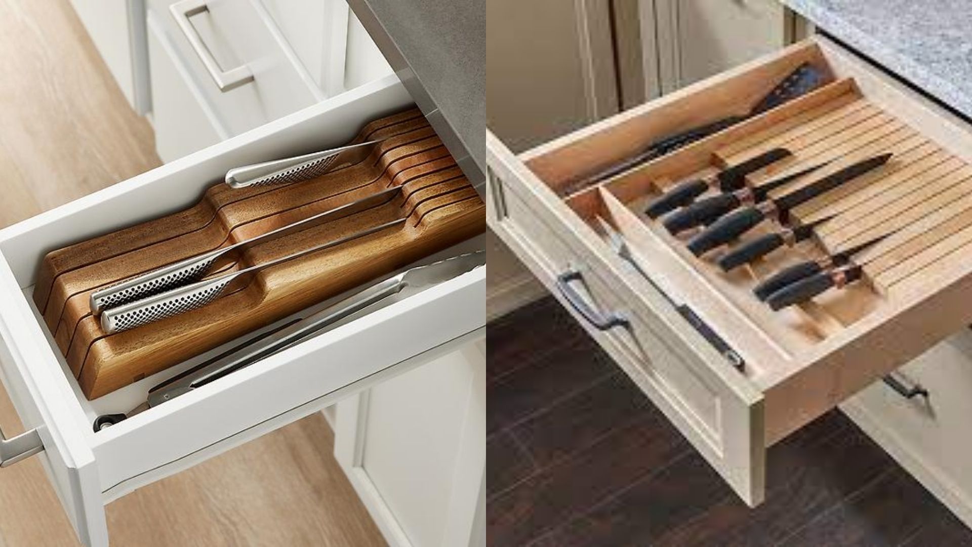 kitchen drawer knife organizer